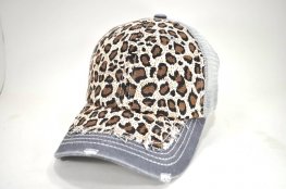 053-PIGMENT WITH LEOPARD FRONT L.GREY/BROWN LEOPARD