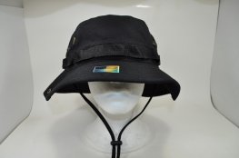 BC-005 PLAIN BUCKET HAT-BLACK