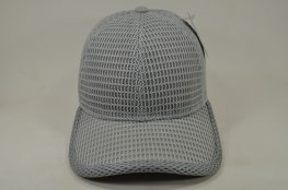 NEW MESH PLAIN CAP VELCRO - L.GREY