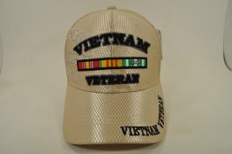 NMSL-001 VIETNAM VET RIBBON - KHAKI