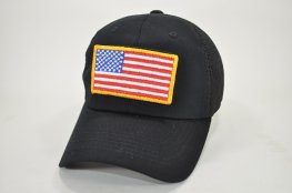 USA PATCH LOGO MESH VELCRO CAP BLACK