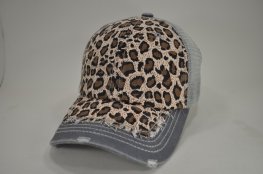 053-PIGMENT WITH LEOPARD FRONT L.GREY/BROWN LEOPARD