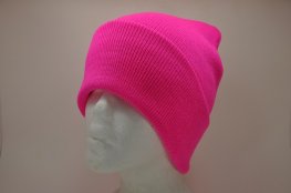 Winter plain beanies - H.PINK