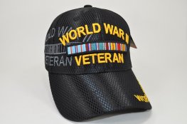MEMI-223 WORLD WAR II VET BLACK