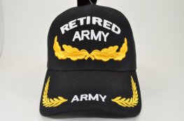 MI-465 ARMY RETIRED SCRAMBLE BLACK