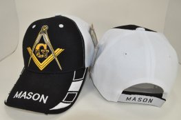 MS-012 MASON VELCRO CAP- BLACK
