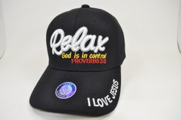 RELAX GOD IN CONTROL - BLACK