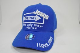 ONE WAY JESUS -ROYAL BLUE