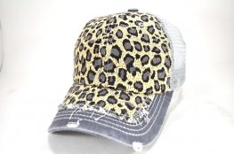 054-PIGMENT WITH LEOPARD FRONT L.GREY/KHAKI LEOPARD
