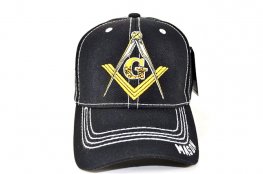 MS-022 MASON VELCRO CAP- BLACK