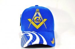 MS-025 MASON VELCRO CAP- ROYAL