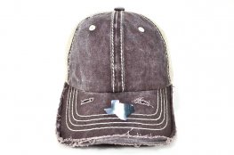 052-SOLID-PIGMENT-VISOR-BRIM-VINTAGE(D.BROWN&KHAKI)