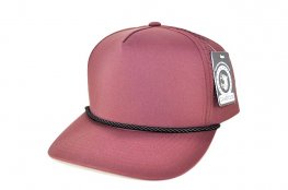 PB-311 5PANEL HIGH FRAME ROPE PERFORATED - BURGUNDY/BLACK