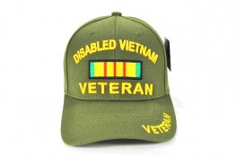 MI-483 DISABLED VIETNAM VET - OLIVE