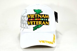 MI-243 VIETNAM VETERAN MAP - WHITE