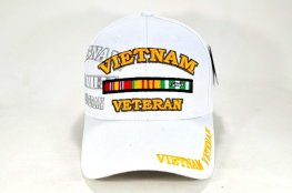 MI-76 VIETNAM VETERAN RIBBON - WHITE