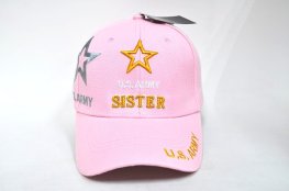 CAP-1220P ARMY LOGO SISTER - PINK