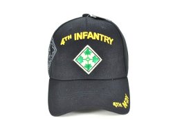 CAP-1263B 4TH INFANTRY DIVISION - BLACK