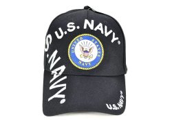 CAP-1403B NAVY EMB US NAVY - BLACK
