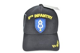 CAP-1265B 8TH INFANTRY DIVISION -BLACK