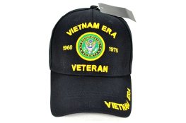 CAP-1212B ARMY EMB VIETNAM ERA VETERAN - BLACK