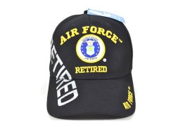 CAP-1333B AF EMB RETIRED W RETIRED ON SIDE CAP - BLACK