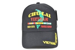 NEW1001 -CHU-LAI VIETNAM VETERAN - BLACK