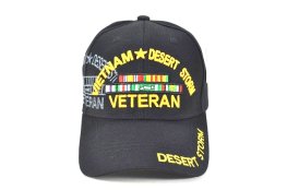 MI-220 VIETNAM DESERT STORM VET - BLACK