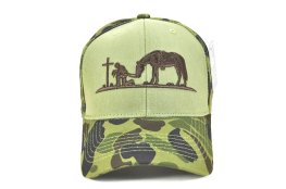 CC-43 PREACHING COWBOY OLD CAMO LOGO - #3
