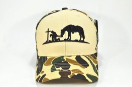 CC-45 PREACHING COWBOY OLD CAMO LOGO - #5