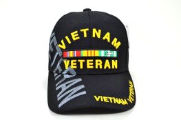 MI-169 VIETNAM VET (EMB) - BLACK