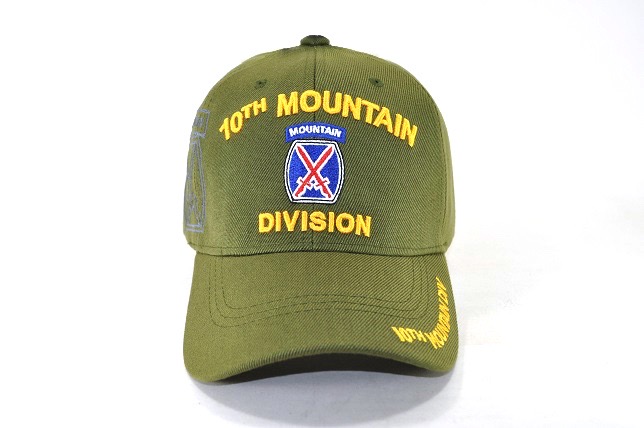 CAP-1267G 10TH MOUNTAIN DIVISION - OLIVE