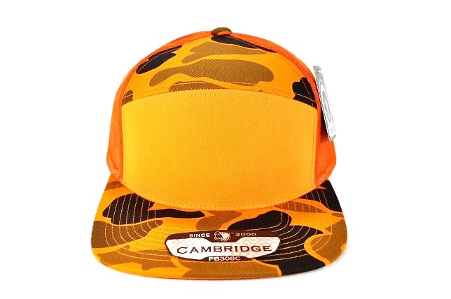 PB-308C OLD SCHOOL CAMO CAMPER - ORANGE