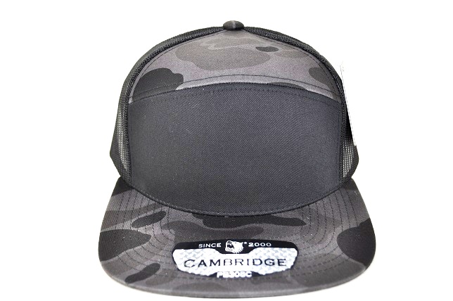 PB-308C OLD SCHOOL CAMO CAMPER - BLACK