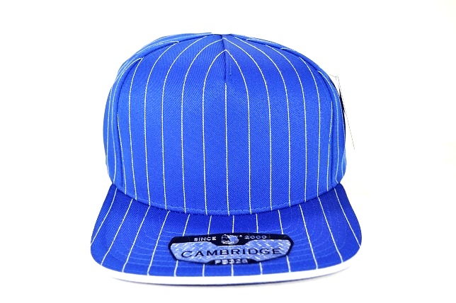 PB-328 5PANEL STRIPE SNAPBACK - ROYAL