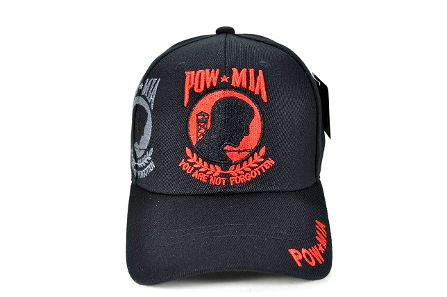 MI-617 POW- MIA (RED) - BLACK