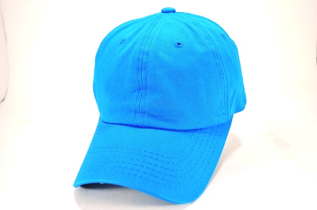 PLAIN COTTON DAD CAP AQUA