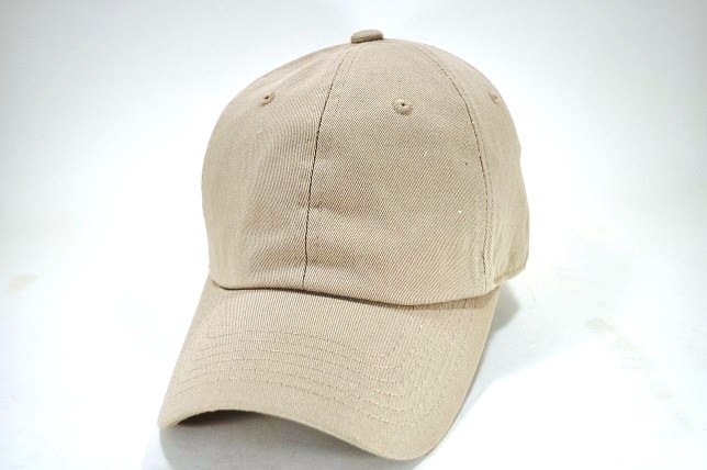 PLAIN COTTON DAD CAP KHAKI