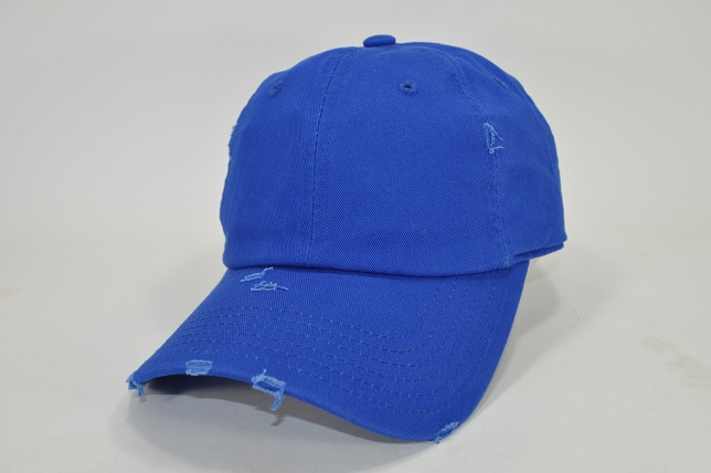 PLAIN COTTON VINTAGE DAD CAP ROYAL