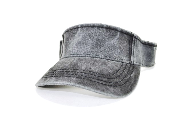 PLAIN PIGMENT SUNVISOR BLACK