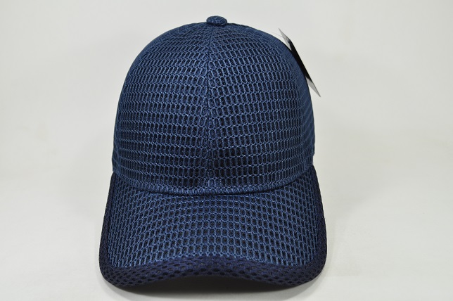 NEW MESH PLAIN CAP VELCRO - NAVY