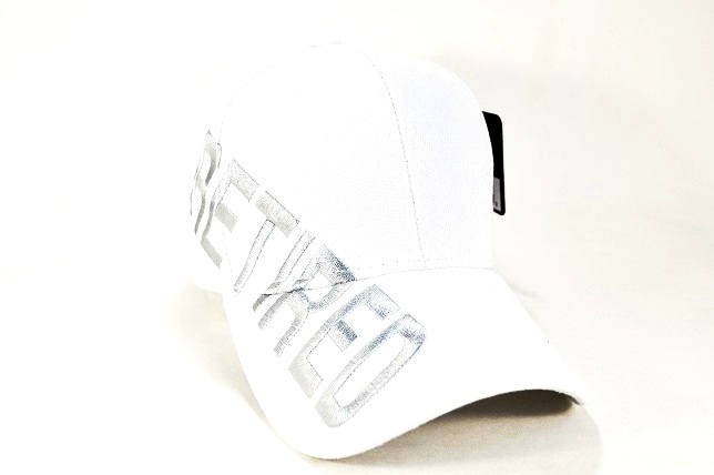 RET-001 PLAIN RETIRED CAP- WHITE