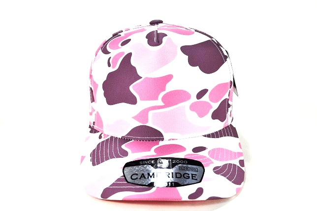 PB-311 5PANEL HIGH FRAME OLD SCHOOL CAMO PERFORATED- PINK