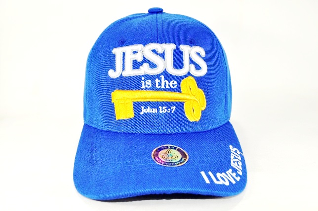 CC-8 JESUS IS THE KEY - ROYAL BLUE