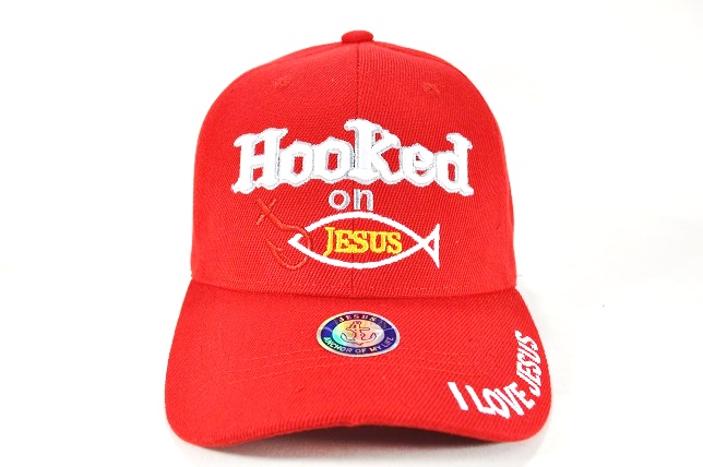 CC-12 HOOKED ON JESUS - RED