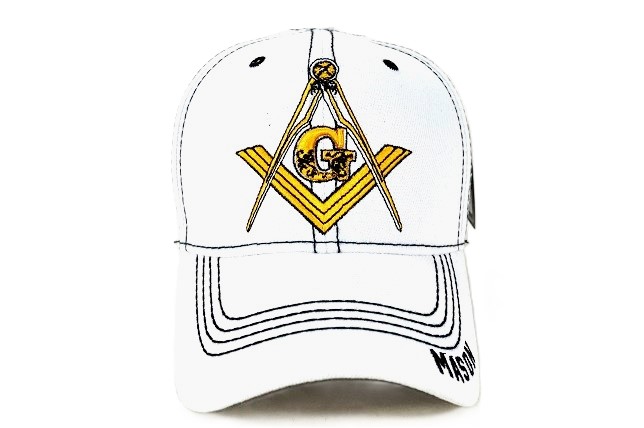 MS-021 MASON VELCRO CAP- WHITE