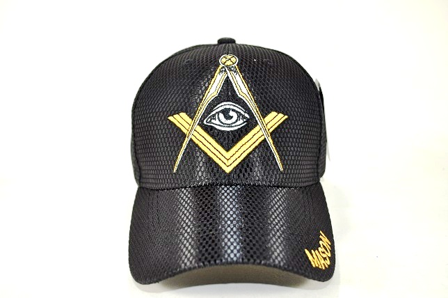 MS-028 MASON VELCRO CAP- BLACK