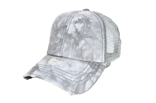 047-TIE-DYE-PLAIN-MESH L.GREY