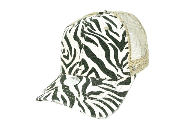 005-ZEBRA-MESH-CAP(OLIVE)/KHAKI MESH