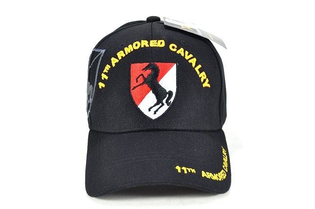 CAP-1256B 11TH ARMORED CAVALRY - BLACK